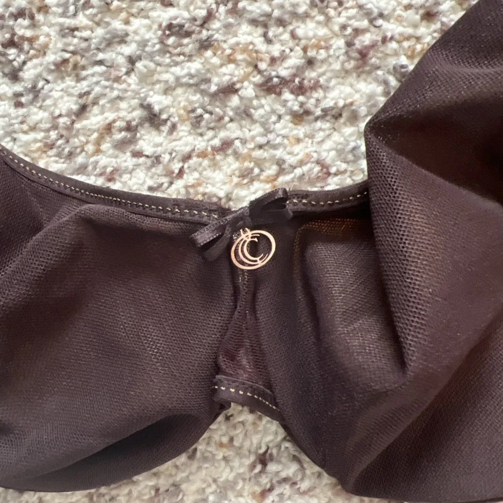 CHANTELLE New Bra Sz 30DD Brown Slimming Effect Underwire No Padded Soft Cups